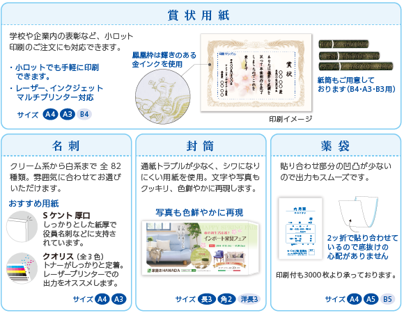 プリンター対応製品