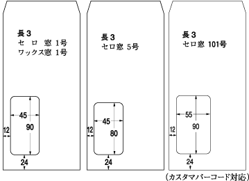 長3の窓枠の寸法と位置